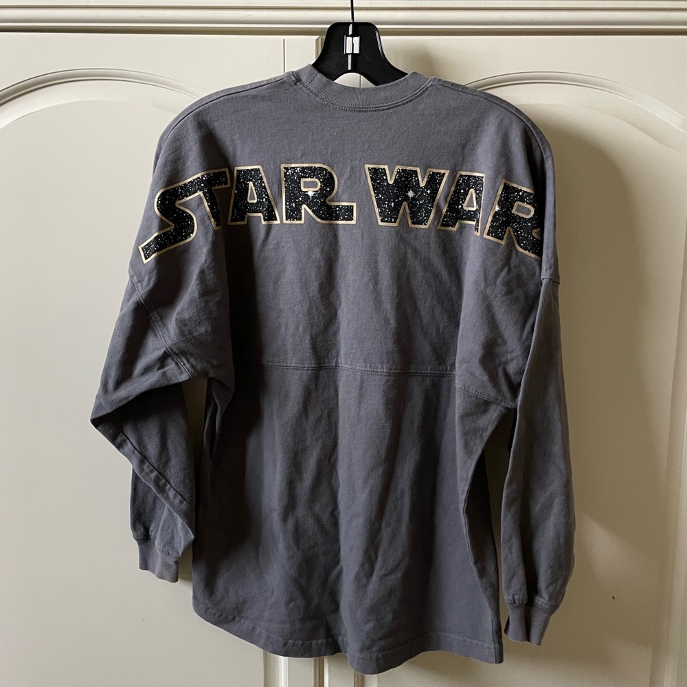 DISNEY PARKS Star Wars Galaxys Edge Adult XS Gray Spirit Jersey
